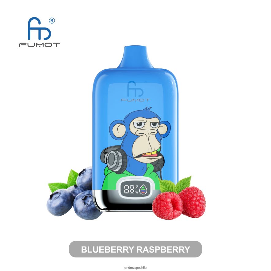Best RandM Flavours | Fumot Original RandM Digital Box H6282X8 Dispositivo de vapeo con pantalla de líquido y batería 12000 cereza