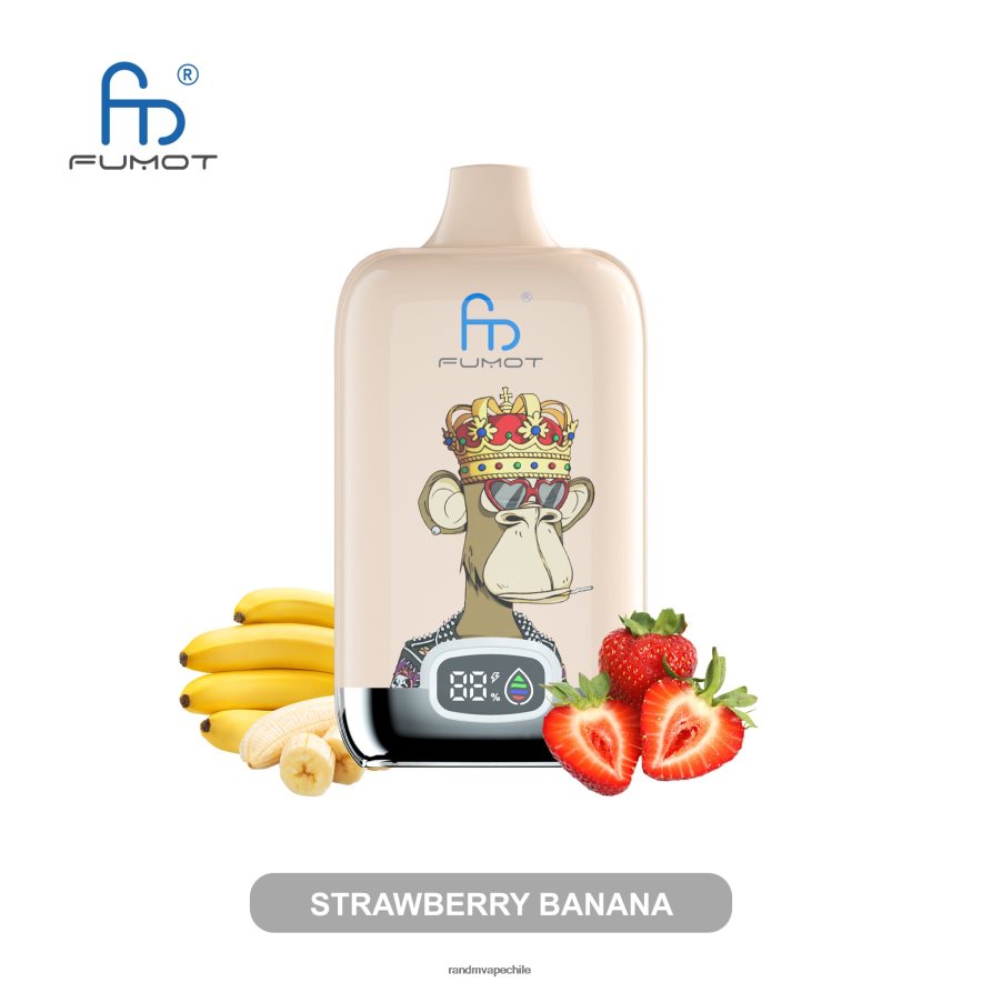 Best RandM Flavours | Fumot Original RandM Digital Box H6282X8 Dispositivo de vapeo con pantalla de líquido y batería 12000 cereza