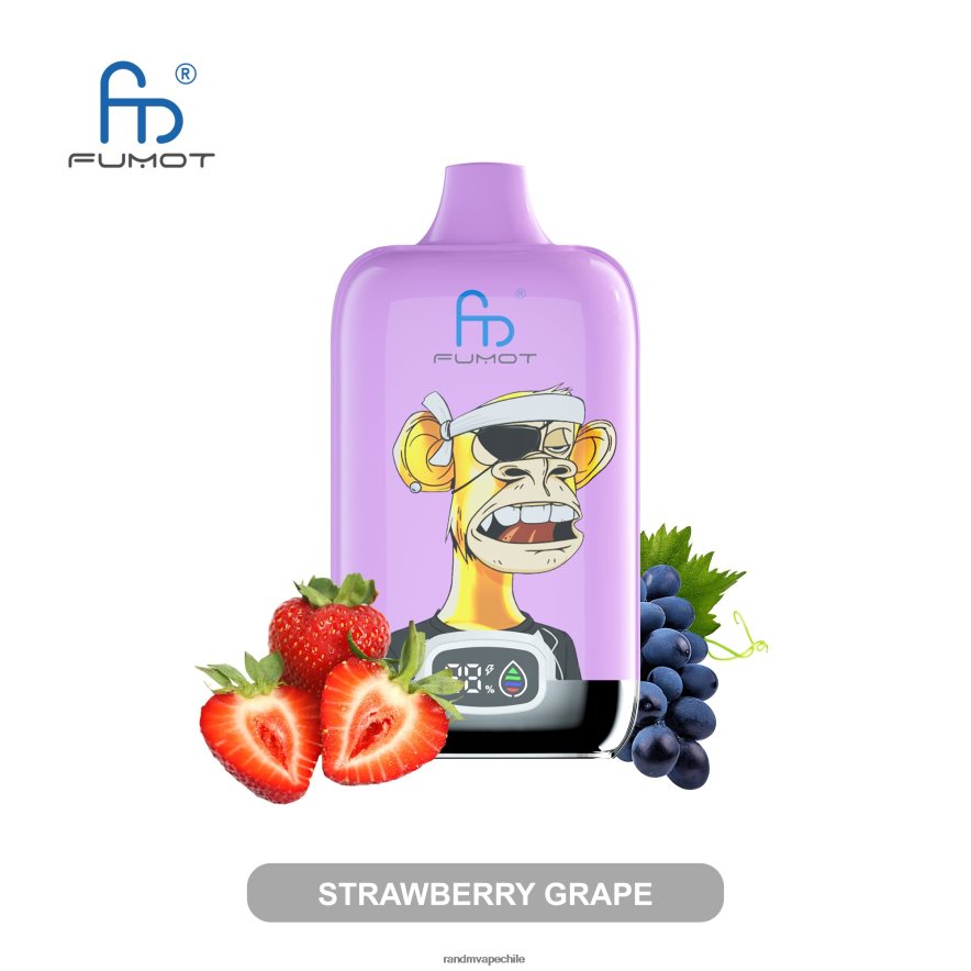 Best RandM Flavours | Fumot Original RandM Digital Box H6282X8 Dispositivo de vapeo con pantalla de líquido y batería 12000 cereza