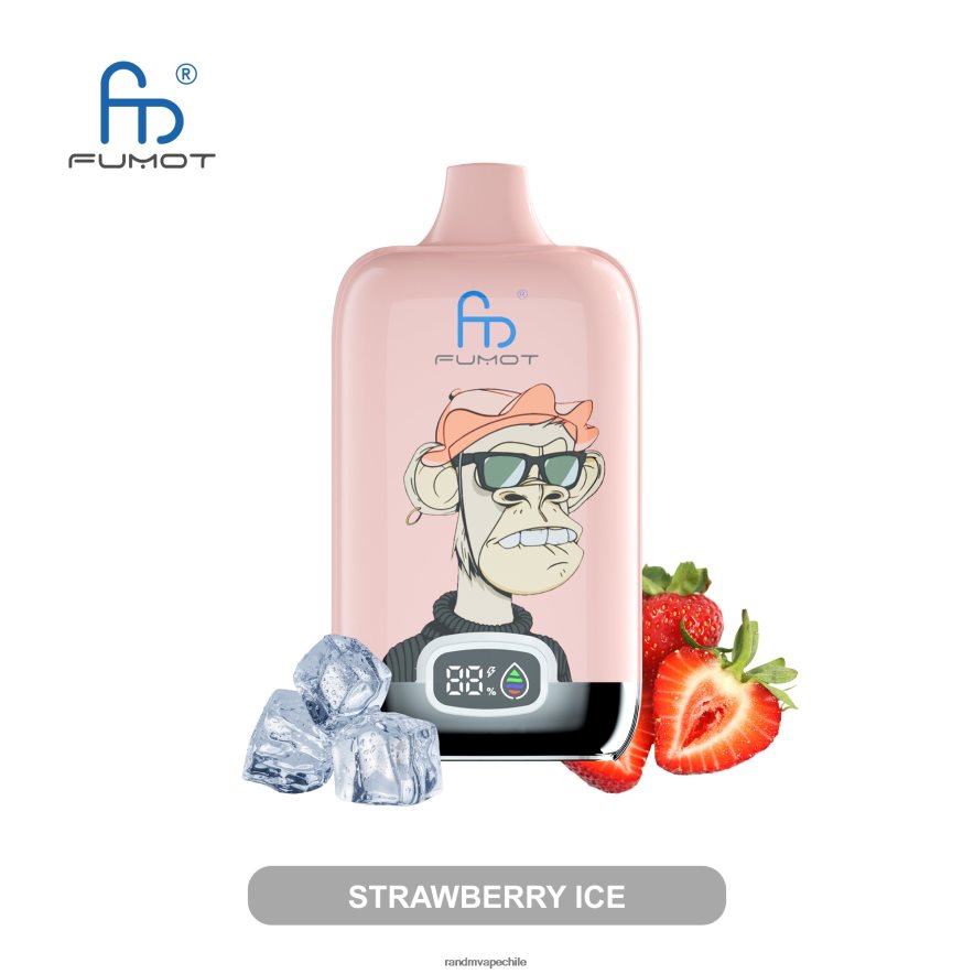 Best RandM Flavours | Fumot Original RandM Digital Box H6282X8 Dispositivo de vapeo con pantalla de líquido y batería 12000 cereza