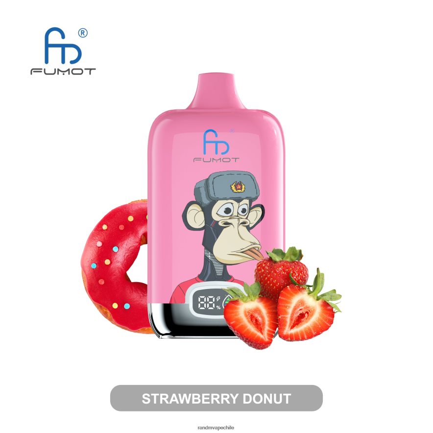Best RandM Flavours | Fumot Original RandM Digital Box H6282X8 Dispositivo de vapeo con pantalla de líquido y batería 12000 cereza