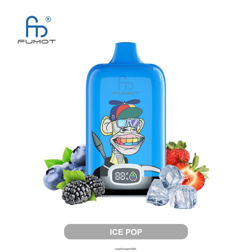 RandM Shop Discount | Fumot Original RandM Digital Box H6282X10 Dispositivo de vapeo con pantalla de líquido y batería 12000 estallido del hielo