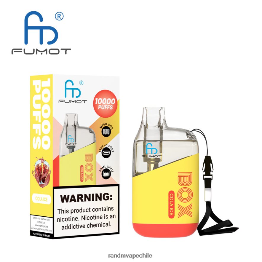 RandM Shop Discount | Fumot Original RandM Tornado Box H6282X100 Dispositivo vapeador con control de flujo de aire 10000 1 ud. hielo de cola