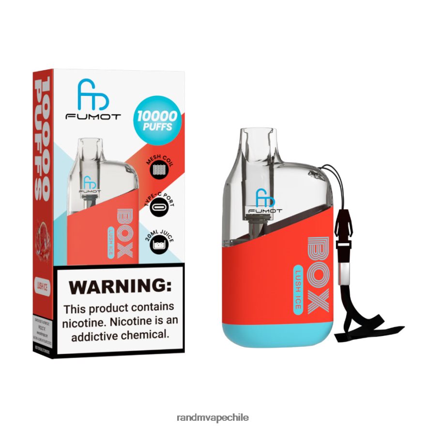 RandM Shop Discount | Fumot Original RandM Tornado Box H6282X100 Dispositivo vapeador con control de flujo de aire 10000 1 ud. hielo de cola