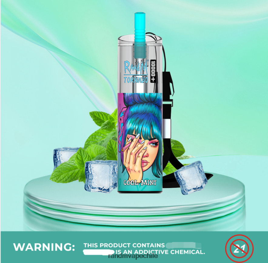 RandM Tornado Sabores | RandM Tornado H6282X72 Dispositivo vapeador con control de flujo de aire 10000 plus 1 ud. menta fresca