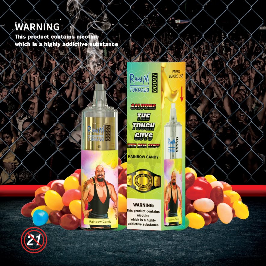 Best RandM Flavours | RandM Tornado H6282X108 Dispositivo vapeador con control de flujo de aire 10000 1 ud. sandia fresa