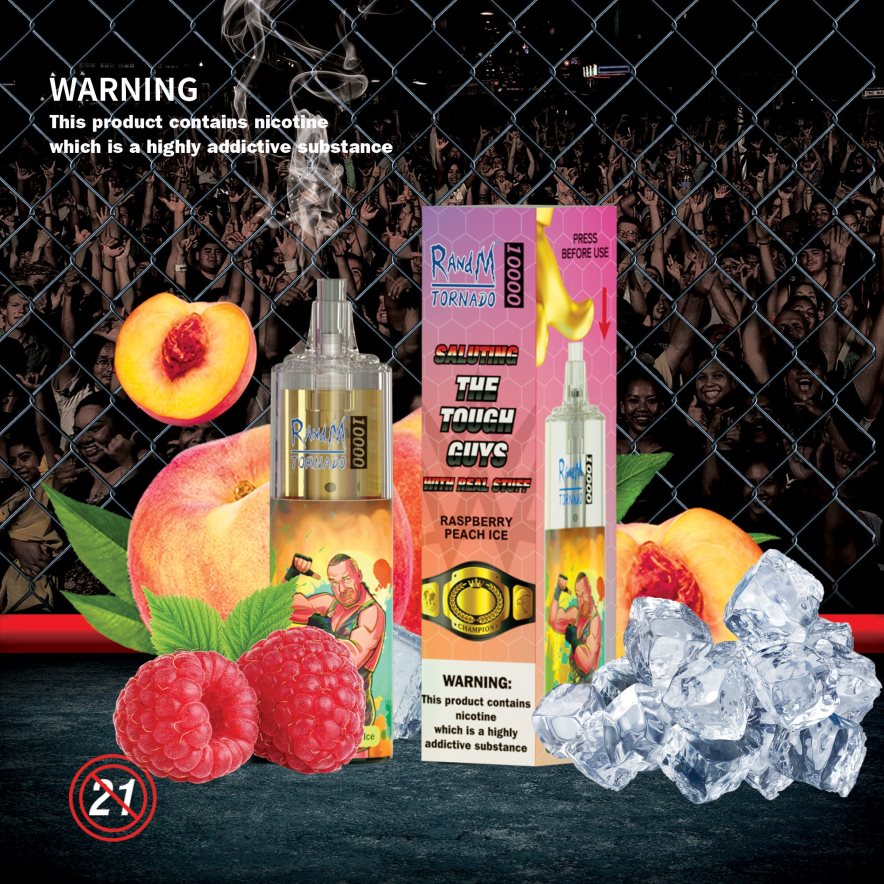 Best RandM Flavours | RandM Tornado H6282X108 Dispositivo vapeador con control de flujo de aire 10000 1 ud. sandia fresa