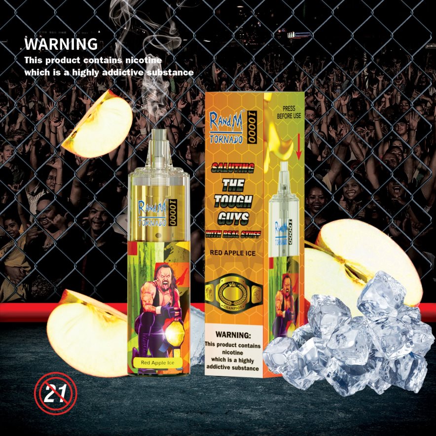 Best RandM Flavours | RandM Tornado H6282X108 Dispositivo vapeador con control de flujo de aire 10000 1 ud. sandia fresa