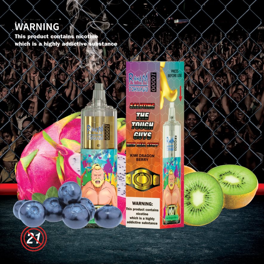 Best RandM Flavours | RandM Tornado H6282X108 Dispositivo vapeador con control de flujo de aire 10000 1 ud. sandia fresa