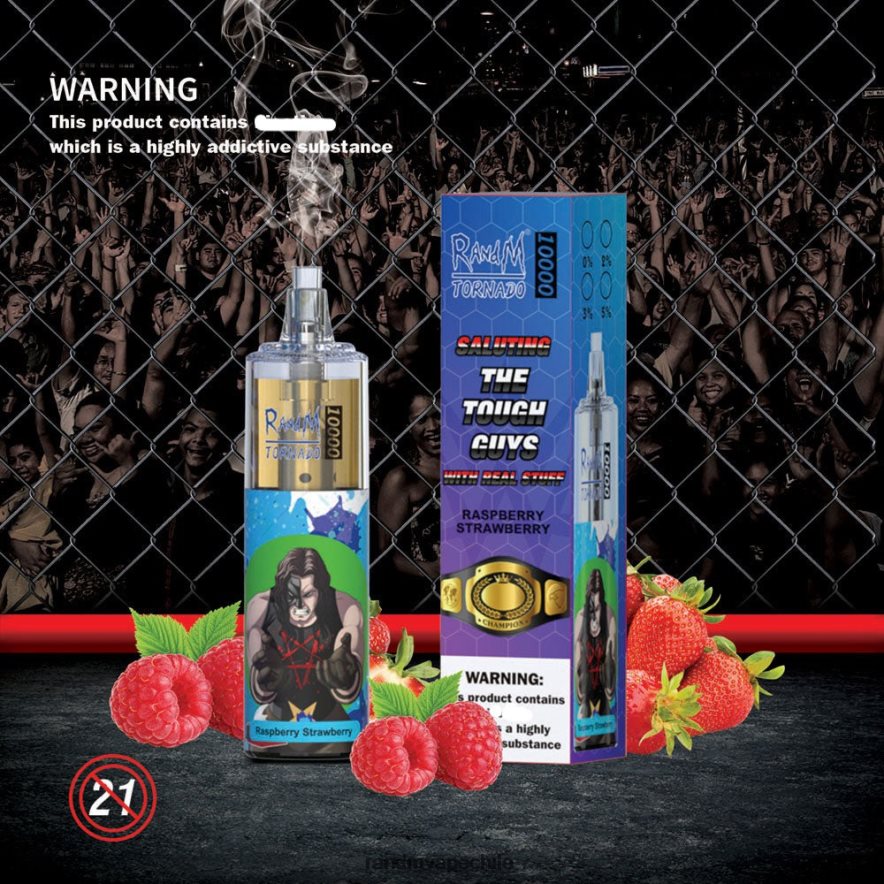 RandM Shop Discount | RandM Tornado H6282X120 Dispositivo vapeador con control de flujo de aire 10000 1 ud. arándano frambuesa agria
