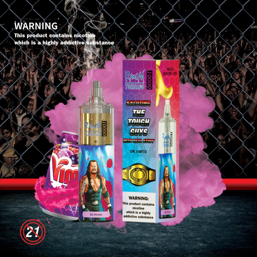 RandM Shop Discount | RandM Tornado H6282X120 Dispositivo vapeador con control de flujo de aire 10000 1 ud. arándano frambuesa agria