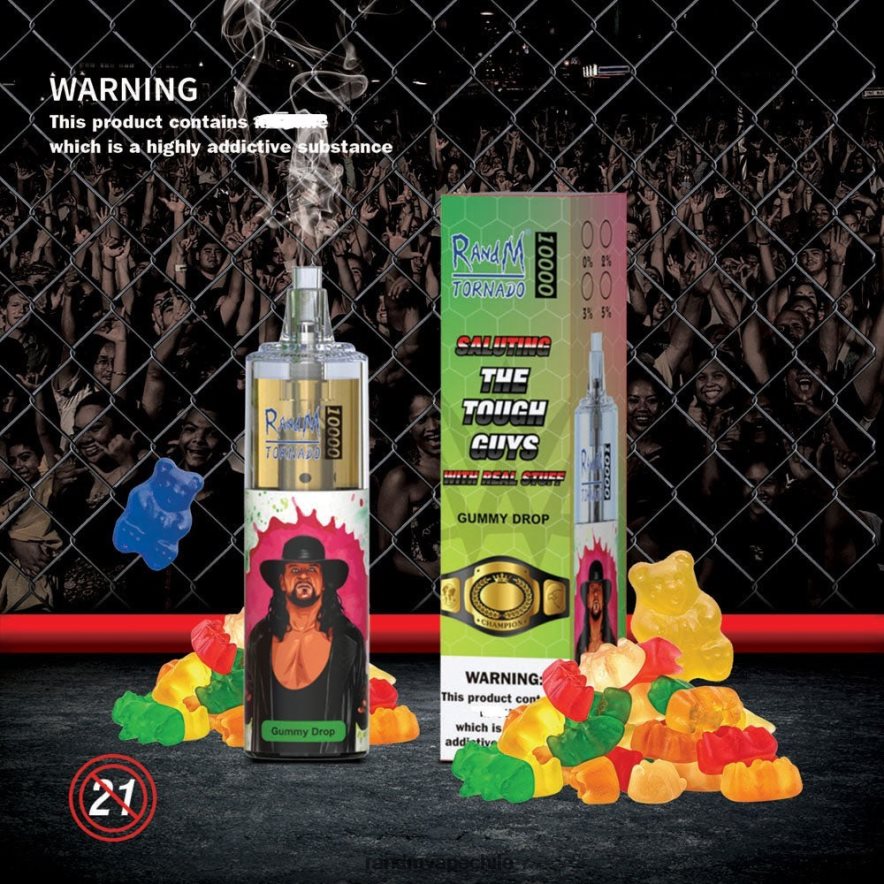 RandM Shop Discount | RandM Tornado H6282X120 Dispositivo vapeador con control de flujo de aire 10000 1 ud. arándano frambuesa agria