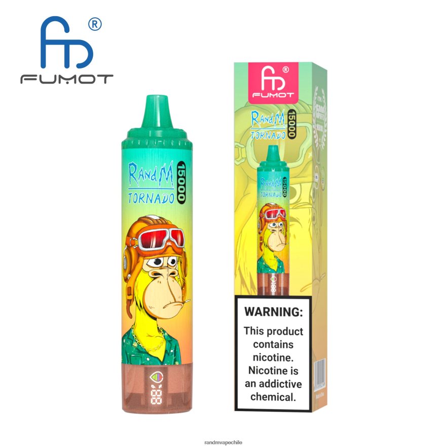 RandM Shop Discount | Fumot RandM Tornado H6282X30 Dispositivo vape 15000 con batería y pantalla ejuice versión 1 limonada rosa