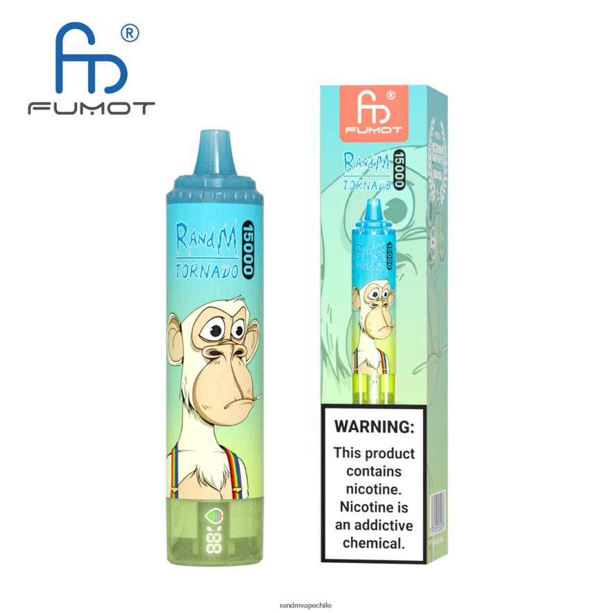 RandM Tornado Online Shop | Fumot RandM Tornado H6282X24 Dispositivo vape 15000 con batería y pantalla ejuice versión 1 cereza