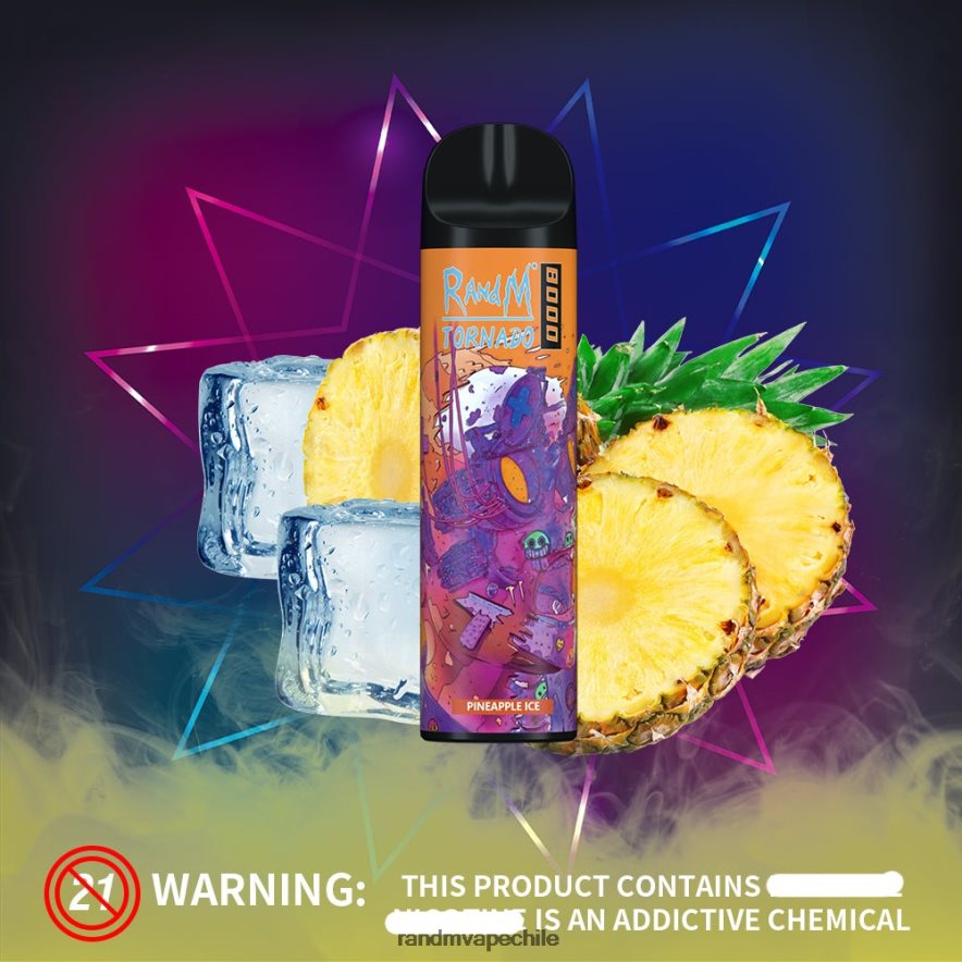 Best RandM Flavours | RandM Tornado H6282X238 Dispositivo vapeador con control de flujo de aire 8000 1 ud. sandia fresa