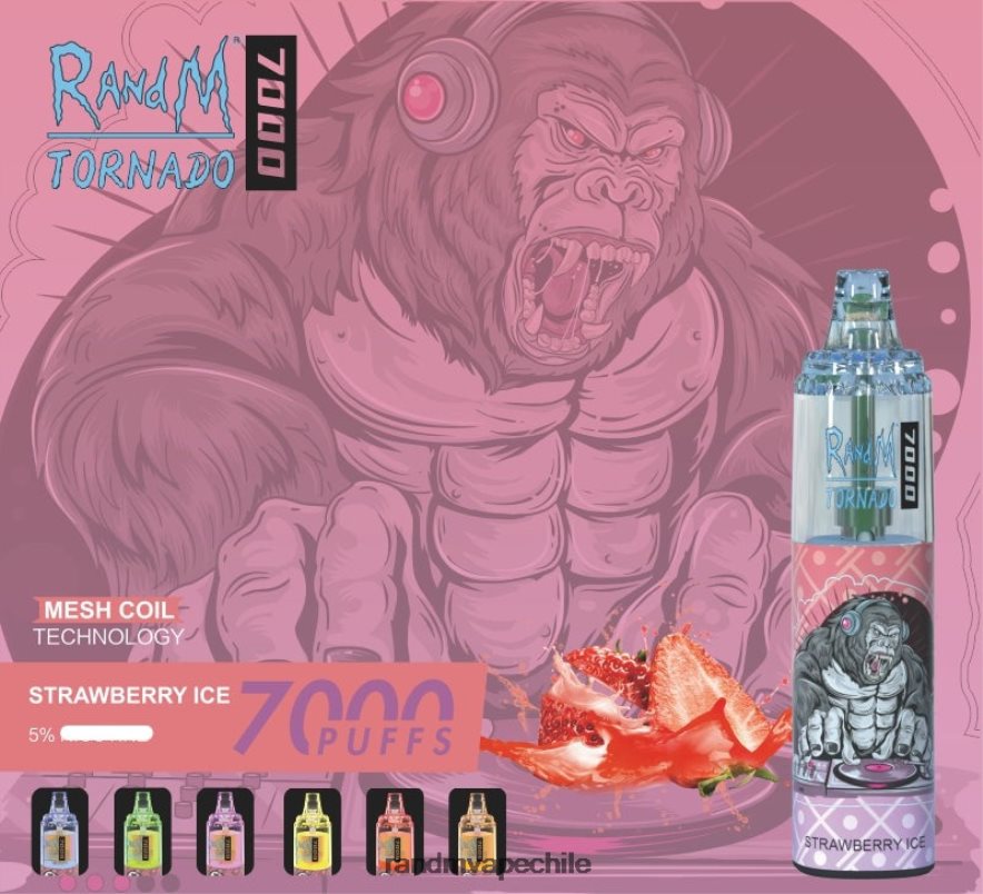 RandM Shop Discount | RandM Tornado H6282X170 Dispositivo vapeador con control de flujo de aire 7000 1 ud. mango en hielo