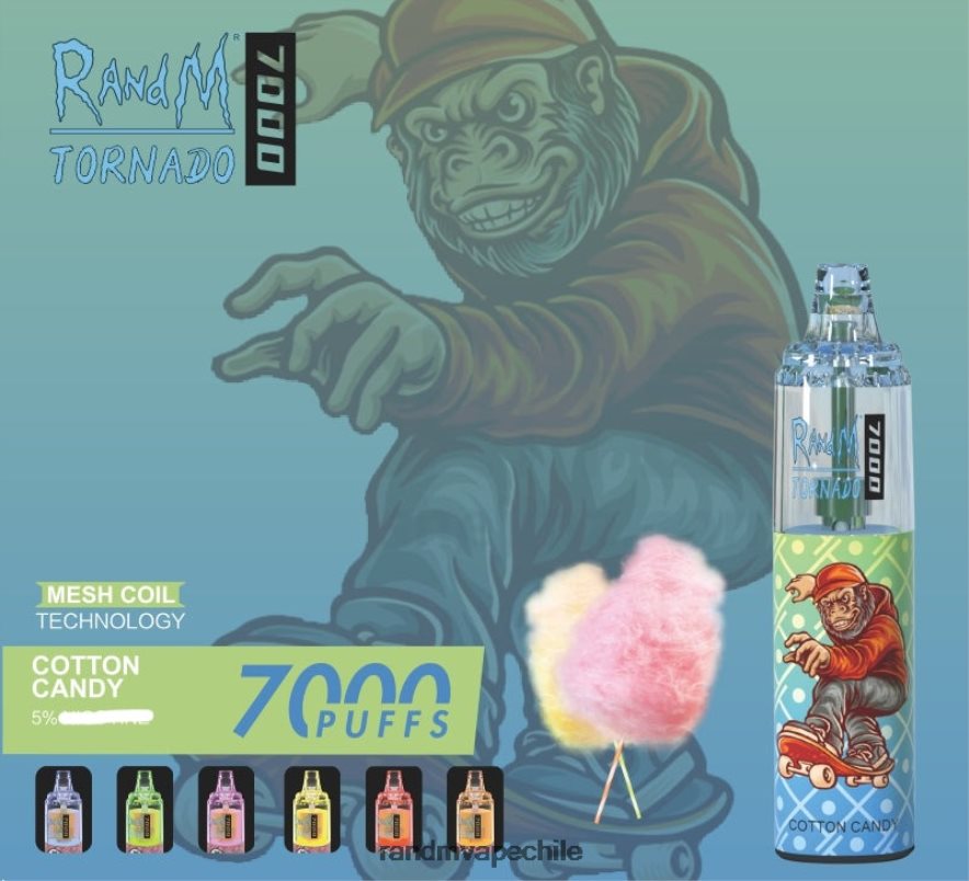 RandM Shop Discount | RandM Tornado H6282X180 Dispositivo vapeador con control de flujo de aire 7000 1 ud. hielo de piña