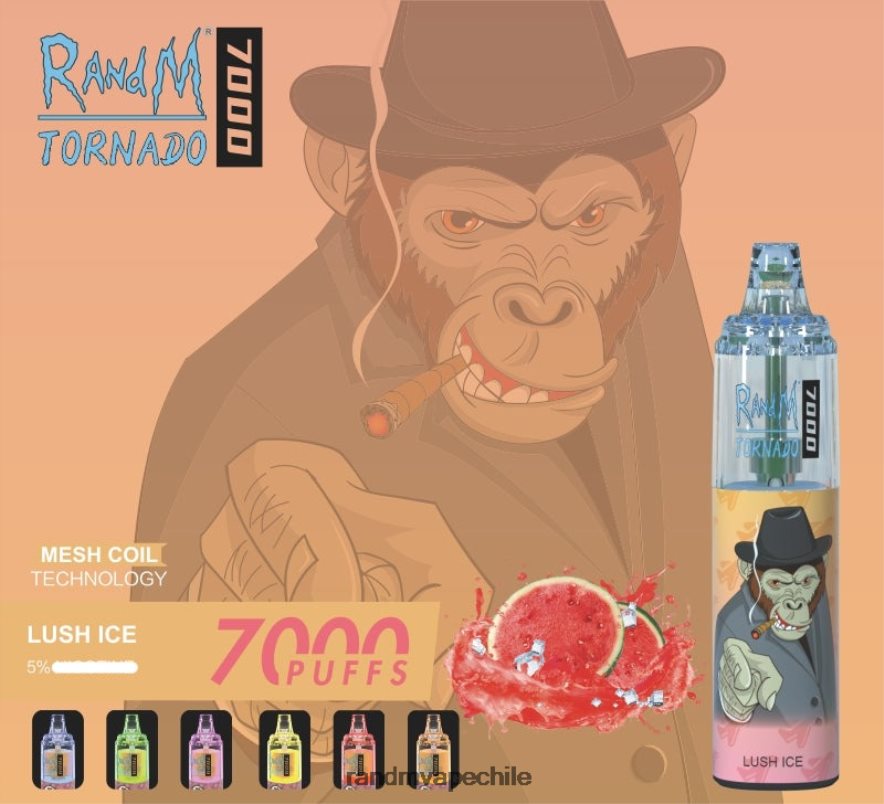 RandM Shop Discount | RandM Tornado H6282X180 Dispositivo vapeador con control de flujo de aire 7000 1 ud. hielo de piña