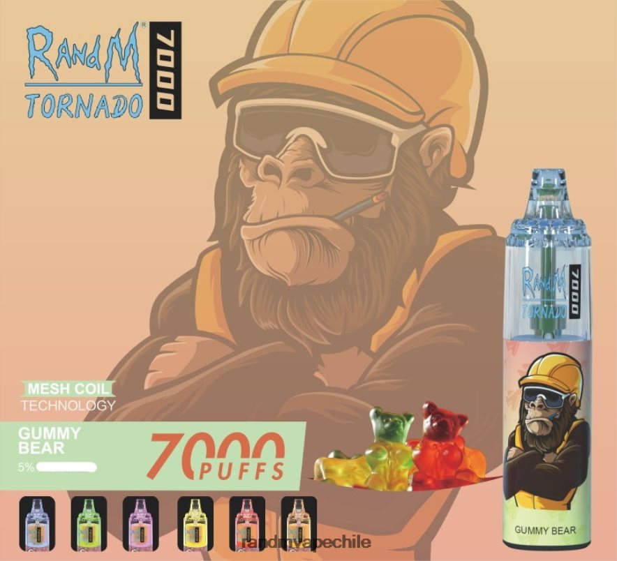 RandM Vape Buy Online | RandM Tornado H6282X175 Dispositivo vapeador con control de flujo de aire 7000 1 ud. ron piña colada