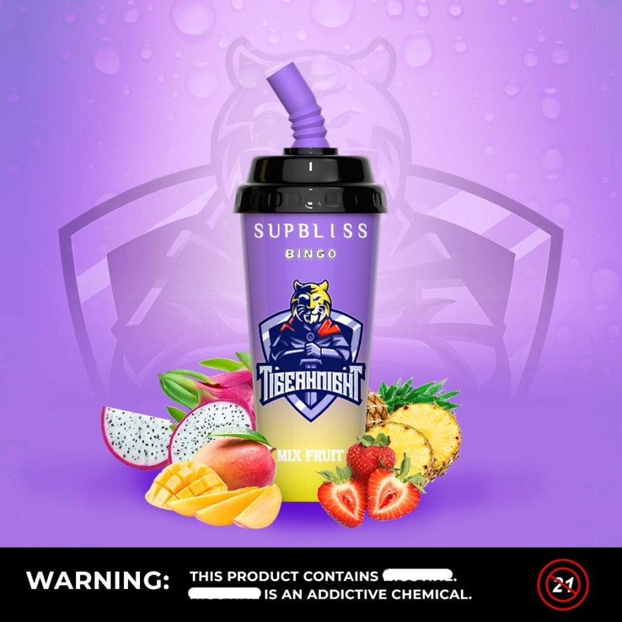 Best RandM Flavours | RandM Supbliss Bingo H6282X258 Dispositivo de vapeo 8000 1 ud. Fruta mezclada