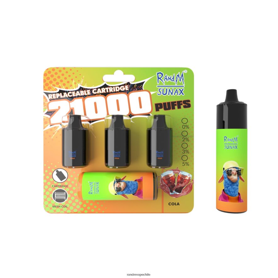 RandM Vape Sale | RandM Sunax H6282X276 Dispositivo de vapeo reemplazable con cápsula de control de flujo de aire 21000 1 ud. reajuste salarial