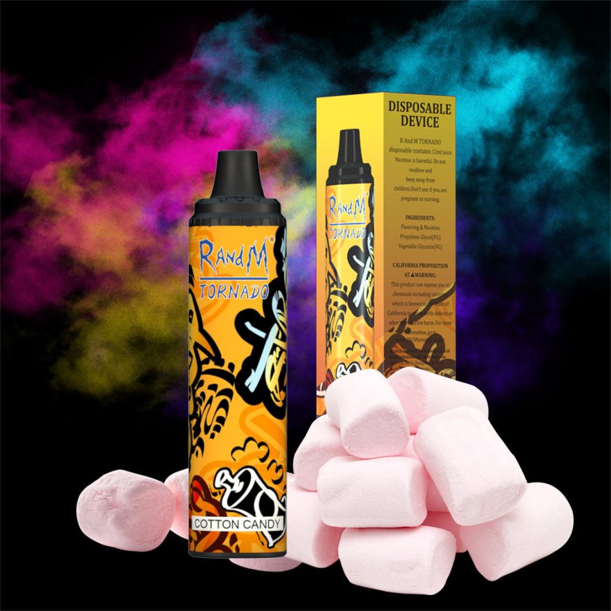 RandM Shop Discount | RandM Tornado H6282X280 Dispositivo vape pod con control de flujo de aire 6000 1 pieza ron piña colada