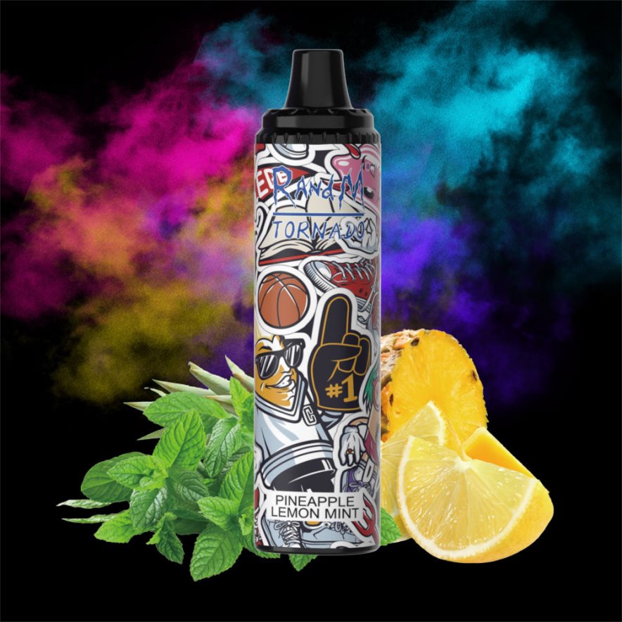 RandM Shop Discount | RandM Tornado H6282X280 Dispositivo vape pod con control de flujo de aire 6000 1 pieza ron piña colada