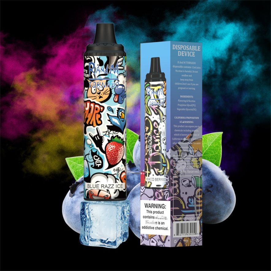RandM Shop Discount | RandM Tornado H6282X280 Dispositivo vape pod con control de flujo de aire 6000 1 pieza ron piña colada