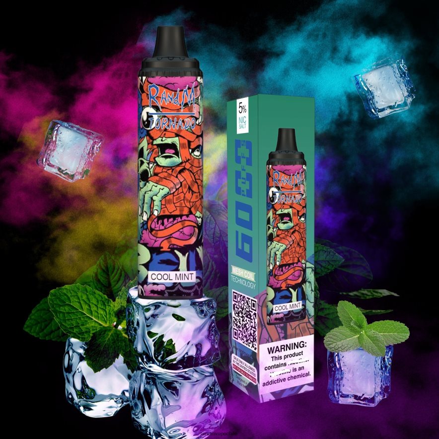 RandM Shop Discount | RandM Tornado H6282X280 Dispositivo vape pod con control de flujo de aire 6000 1 pieza ron piña colada