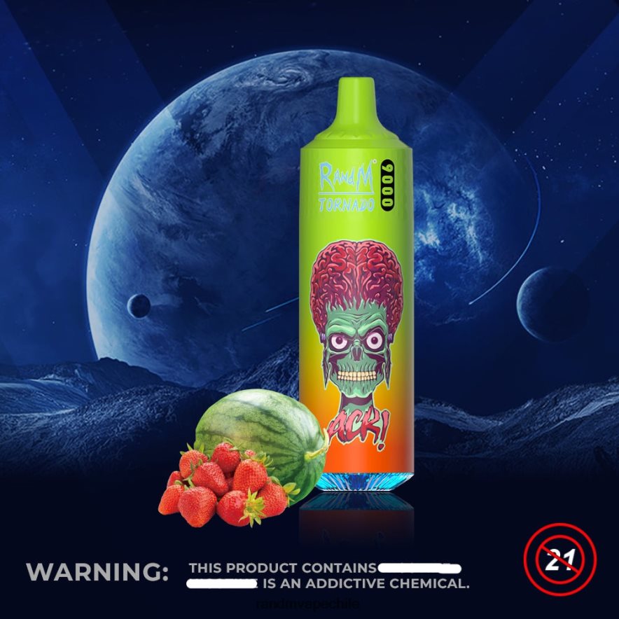 Best RandM Flavours | RandM Tornado H6282X128 Dispositivo vape pod 9000 1 pieza versión 1 sandia fresa