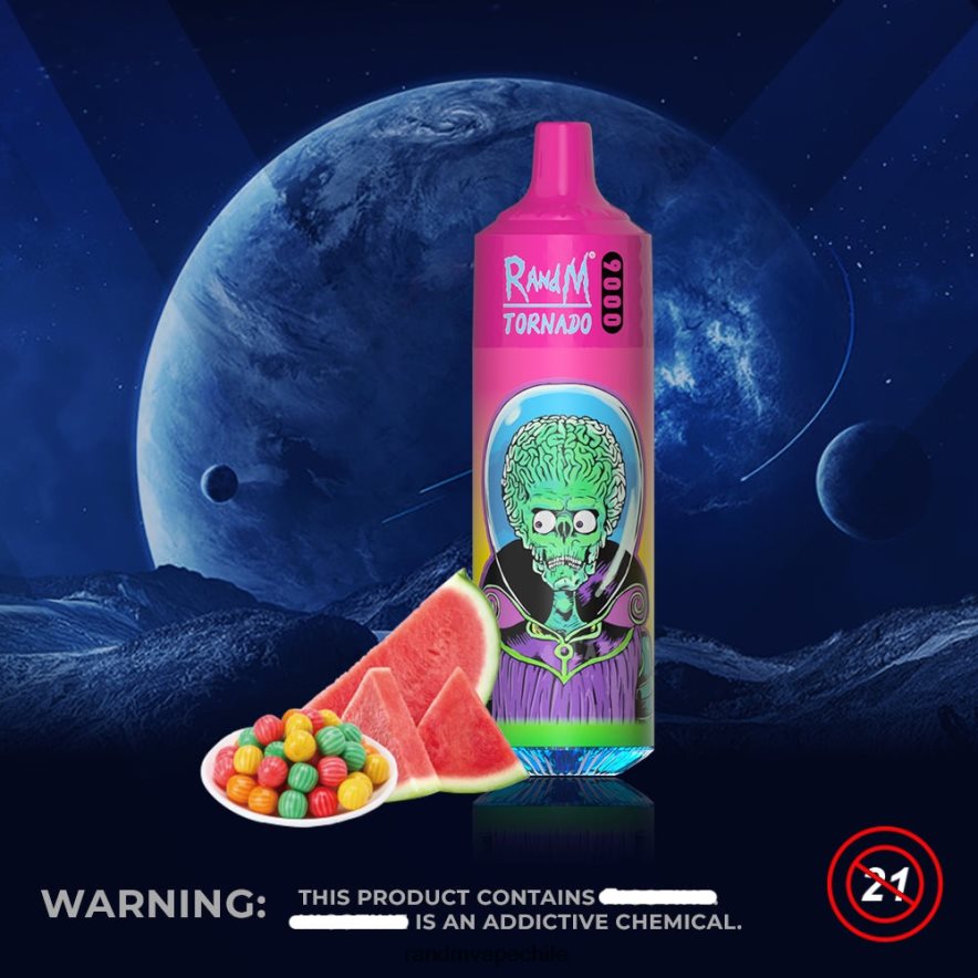 RandM Shop Discount | RandM Tornado H6282X130 Dispositivo vape pod 9000 1 pieza versión 1 chicle de sandía