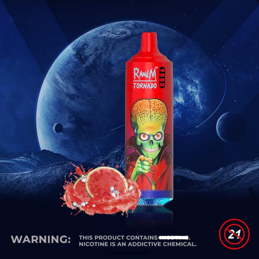 RandM Vape Flavours | RandM Tornado H6282X147 Dispositivo vape pod 9000 1 pieza versión 2 sandía brazz hielo